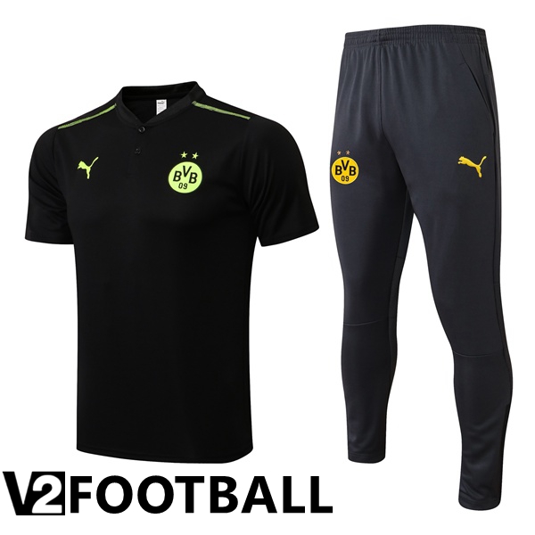 Borussia Dortmund Training T Shirt + Pants Black 2022/2023