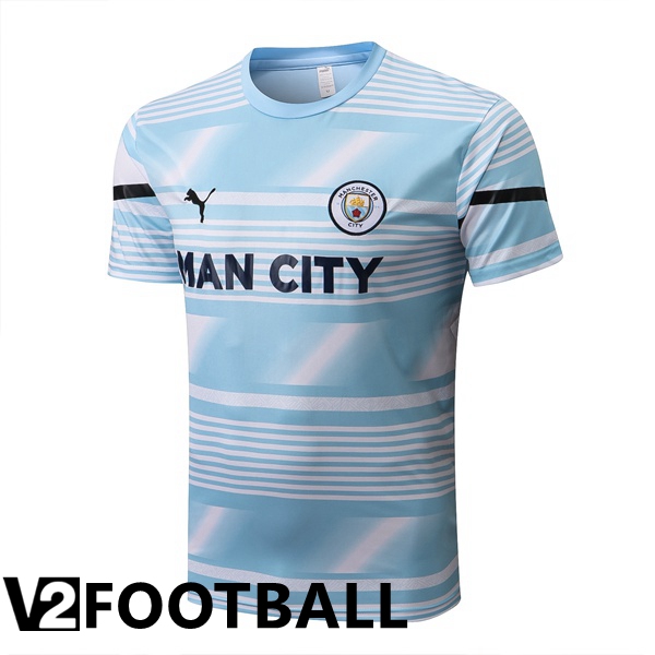 Manchester City Training T Shirt Blue 2022/2023