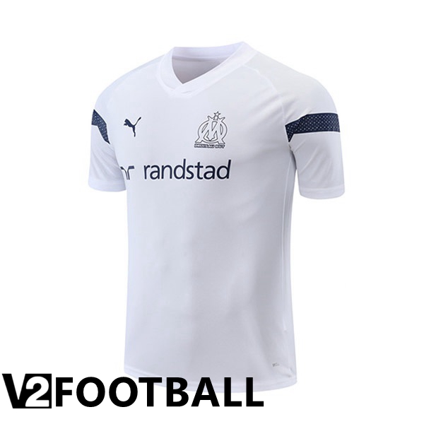 Olympique MarseilleTraining T Shirt White 2022/2023