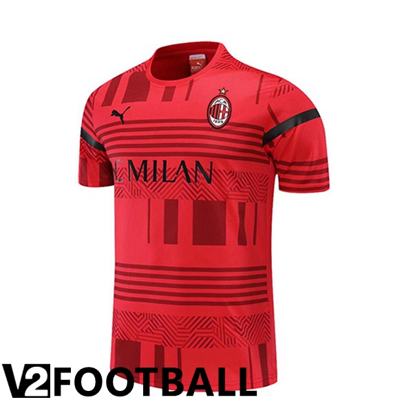 AC Milan Training T Shirt Red 2022/2023