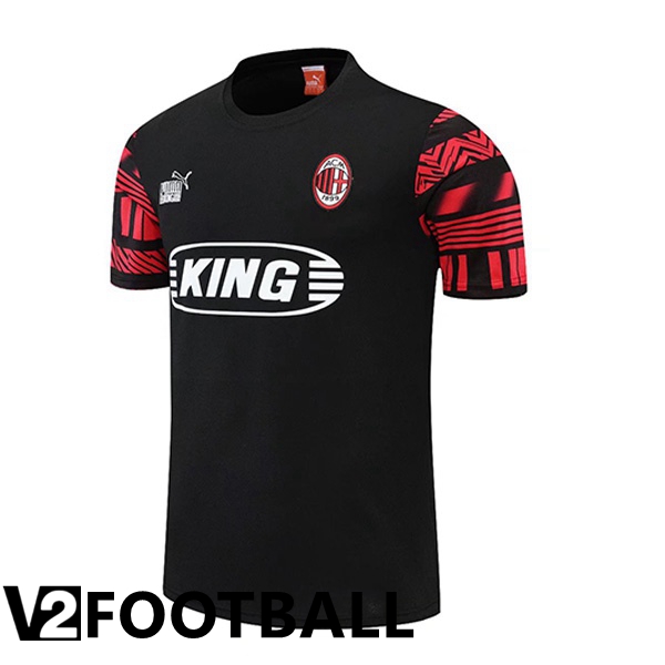 AC Milan Training T Shirt Black 2022/2023