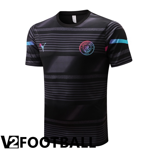 Manchester City Training T Shirt Black 2022/2023