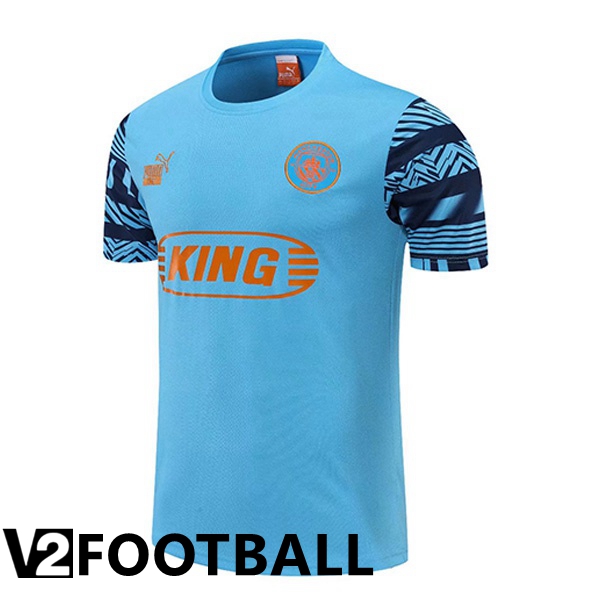 Manchester City Training T Shirt Blue 2022/2023