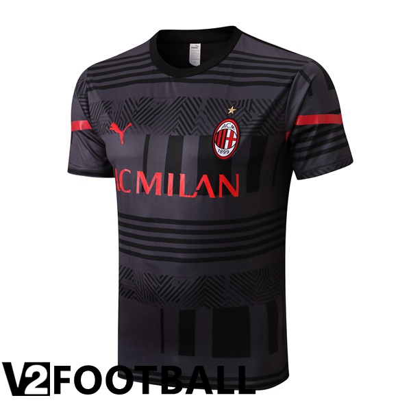 AC Milan Training T Shirt Black 2022/2023