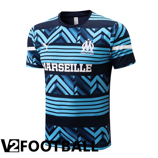 Olympique MarseilleTraining T Shirt Blue 2022/2023