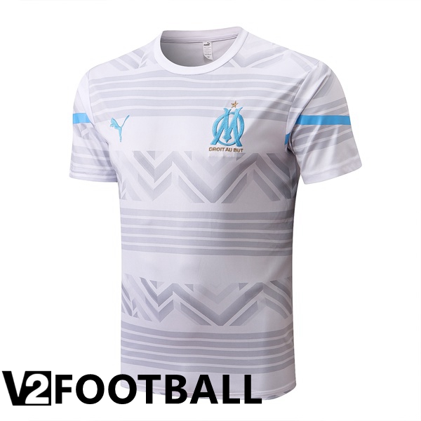 Olympique MarseilleTraining T Shirt White 2022/2023