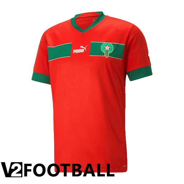 Morocco Home Shirts Red 2023/2023