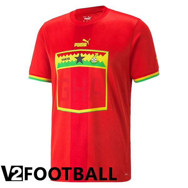 Ghana Away Shirts Red 2023/2023