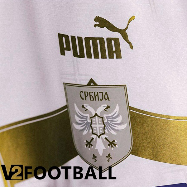 Serbia Away Shirts White 2023/2023