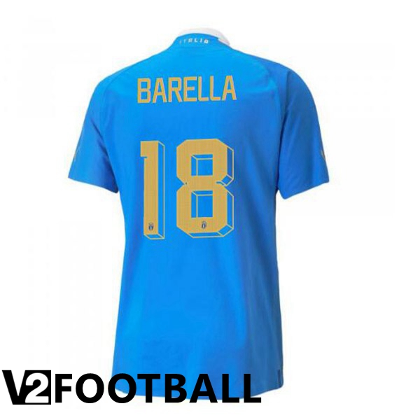 Italy锛圔arella 18锛塇ome Shirts Blue 2023/2023