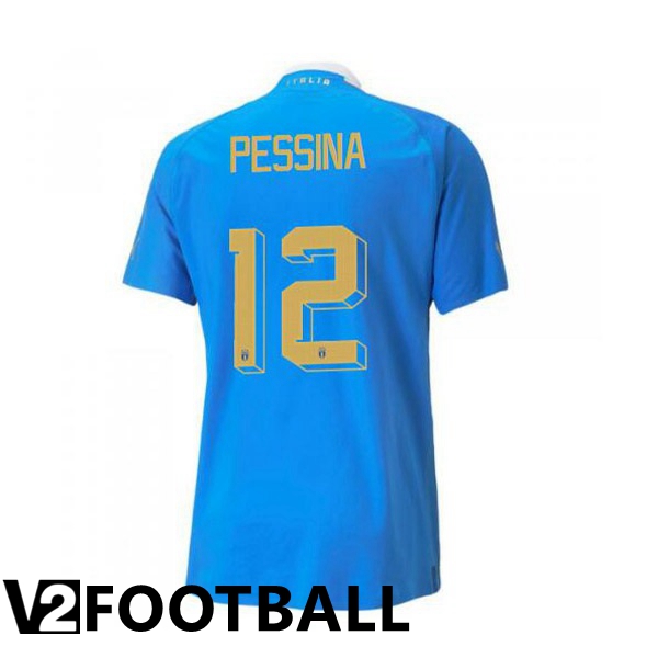 Italy锛圥essina 12锛塇ome Shirts Blue 2023/2023