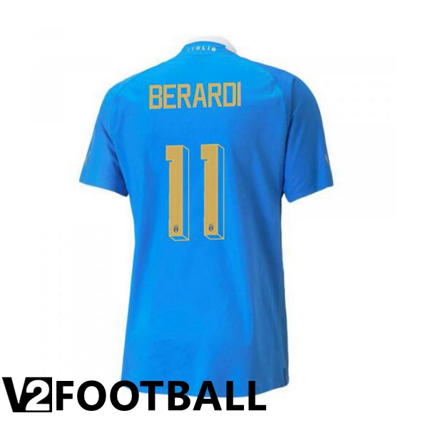 Italy锛圔erardi 11锛塇ome Shirts Blue 2023/2023
