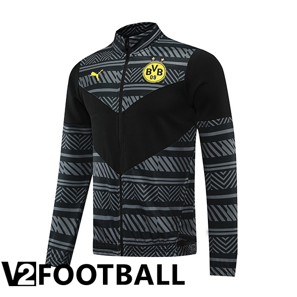 Borussia Dortmund Training Jacket Black Grey 2022/2023