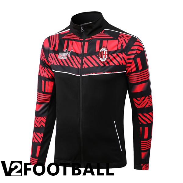 AC Milan Training Jacket Black Red 2022/2023