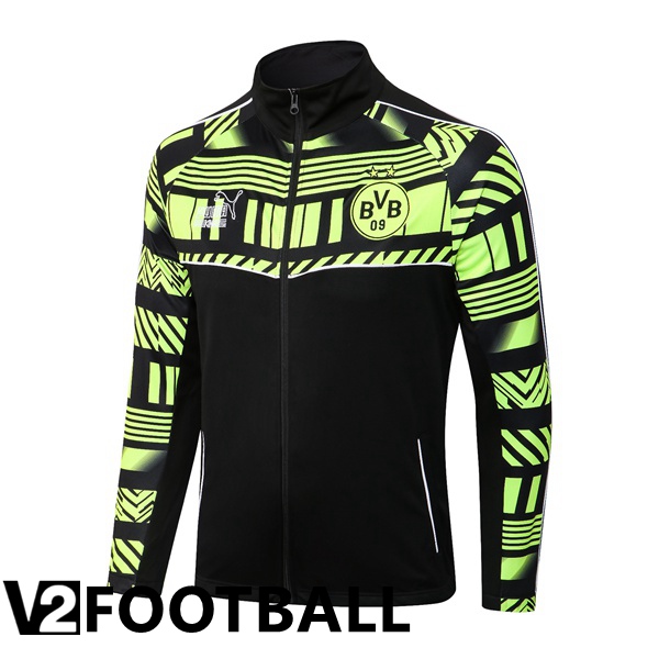 Borussia Dortmund Training Jacket Black Green 2022/2023