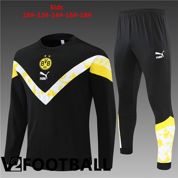 Borussia Dortmund Kids Training Tracksuit Black 2022/2023