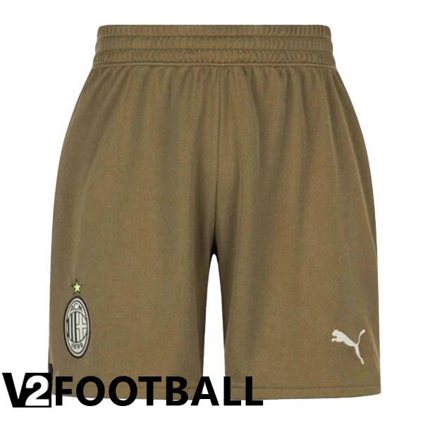 AC Milan Soccer Shorts Third Brown 2022/2023