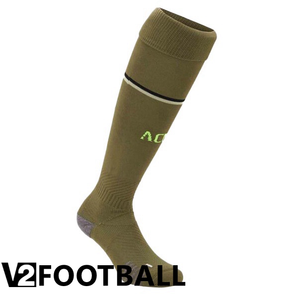 AC Milan Soccer Socks Third Brown 2022/2023