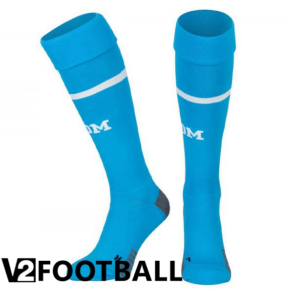 Olympique MarseilleSoccer Socks Third Blue 2022/2023