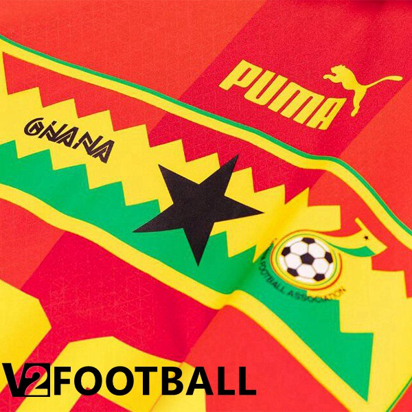 Ghana Away Shirts Red World Cup 2022