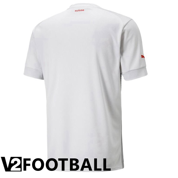 Switzerland Away Shirts White World Cup 2022