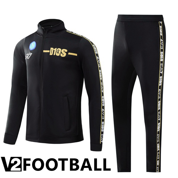 SSC Napoli Training Jacket Suit Black 2022/2023