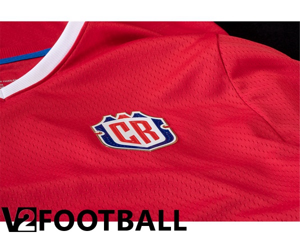 Costarica Home Shirts Red World Cup 2022