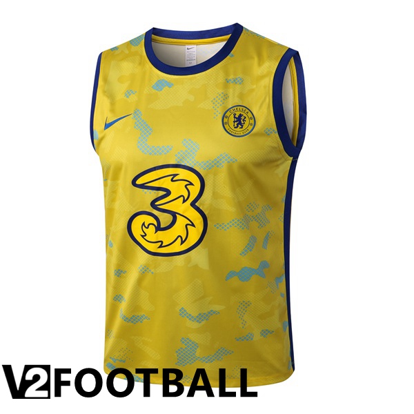 FC Chelsea Football Vest Yellow 2022/2023