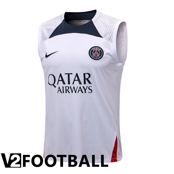 Paris Saint Germain Football Vest White 2022/2023