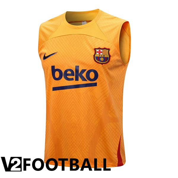 FC Barcelona Football Vest Orange 2022/2023