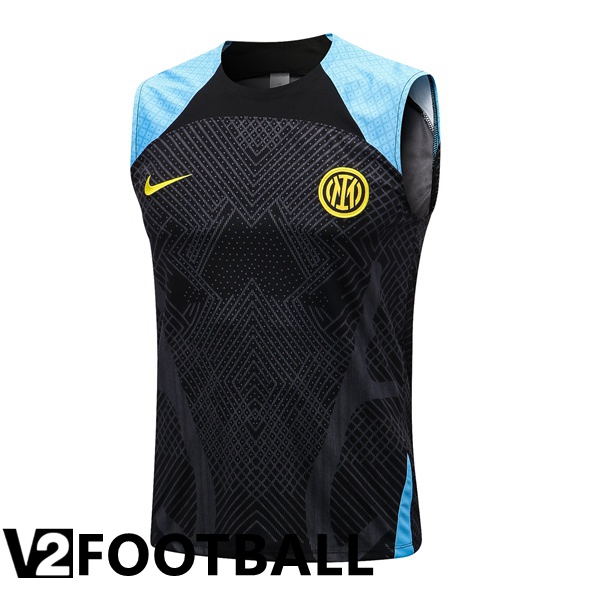 Inter Milan Football Vest Black 2022/2023