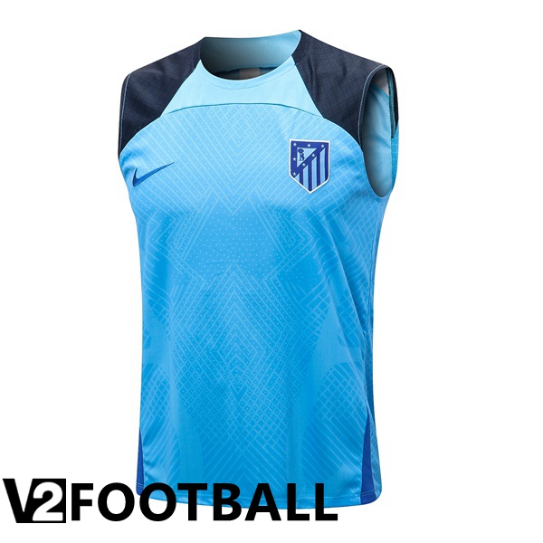 Atletico Madrid Football Vest Blue 2022/2023
