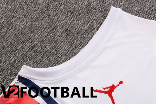 Paris Saint Germain Football Vest + Shorts White 2022/2023