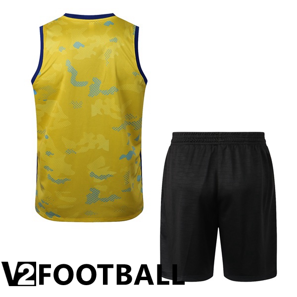 FC Chelsea Football Vest + Shorts Yellow 2022/2023