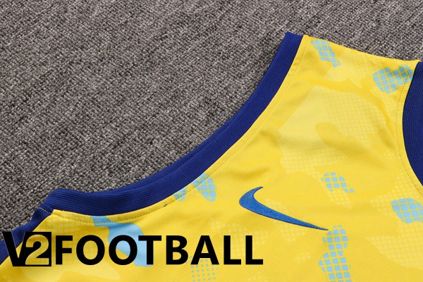 FC Chelsea Football Vest + Shorts Yellow 2022/2023