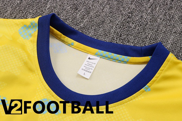 FC Chelsea Football Vest + Shorts Yellow 2022/2023