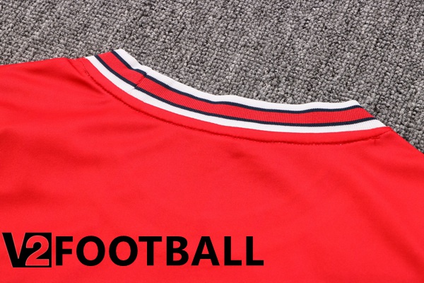 Paris Saint Germain Football Vest + Shorts Red 2022/2023