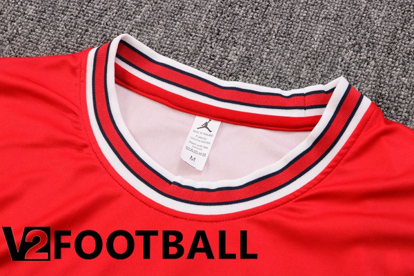 Paris Saint Germain Football Vest + Shorts Red 2022/2023