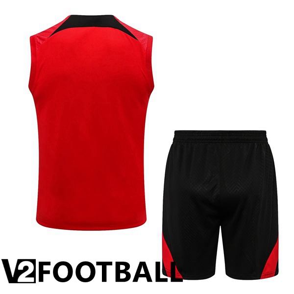 FC Liverpool Football Vest + Shorts Red 2022/2023