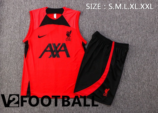 FC Liverpool Football Vest + Shorts Red 2022/2023