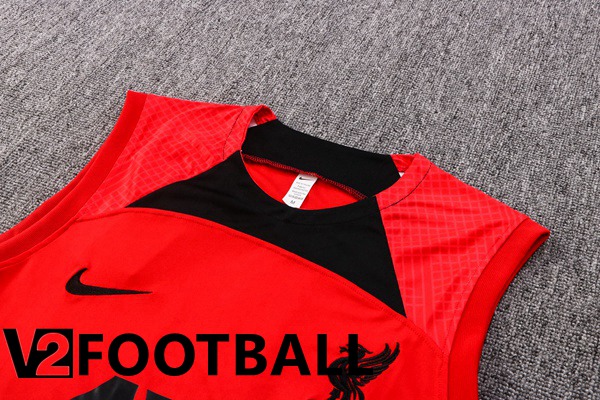 FC Liverpool Football Vest + Shorts Red 2022/2023