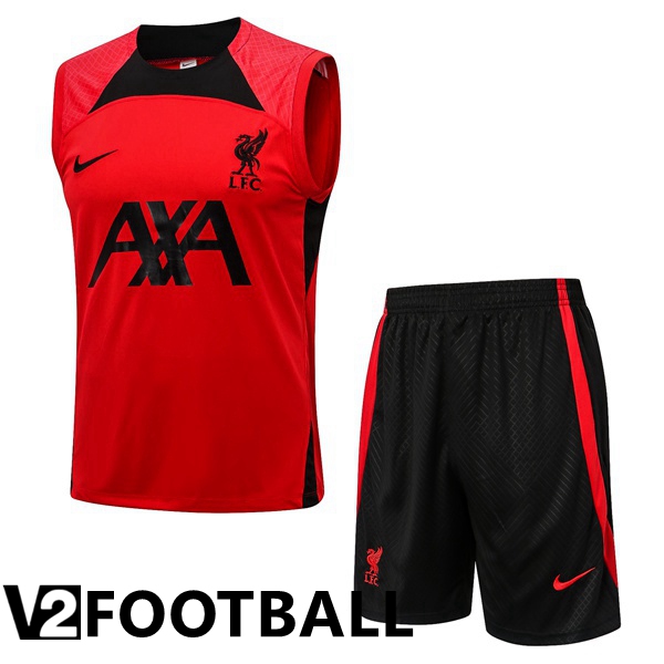 FC Liverpool Football Vest + Shorts Red 2022/2023