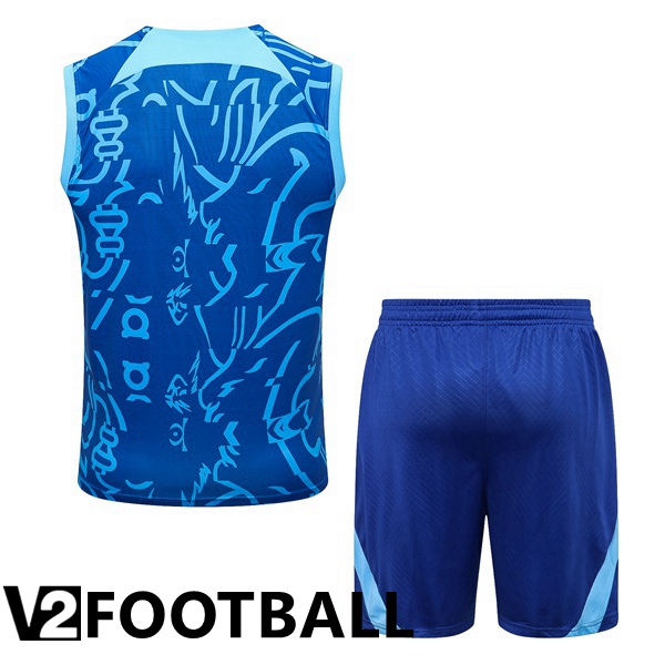 FC Chelsea Football Vest + Shorts Blue 2022/2023