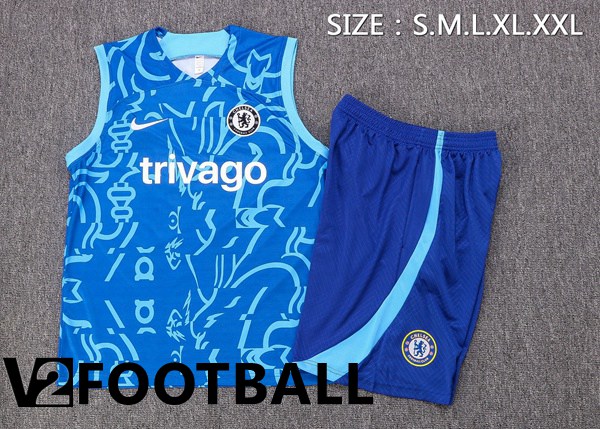 FC Chelsea Football Vest + Shorts Blue 2022/2023