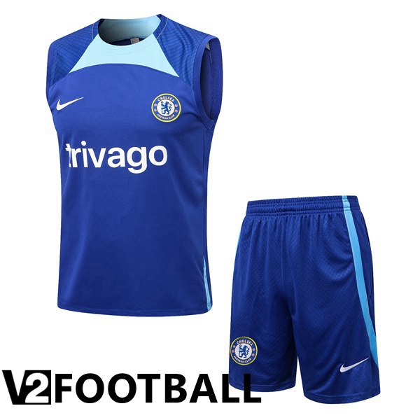 FC Chelsea Football Vest + Shorts Blue 2022/2023