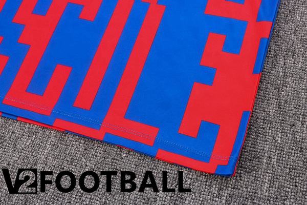 FC Barcelona Football Vest + Shorts Blue Red 2022/2023