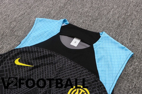 Inter Milan Football Vest + Shorts Black 2022/2023