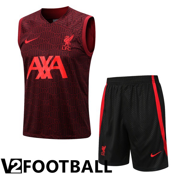 FC Liverpool Football Vest + Shorts Red 2022/2023