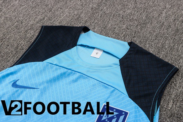 Atletico Madrid Football Vest + Shorts Blue 2022/2023