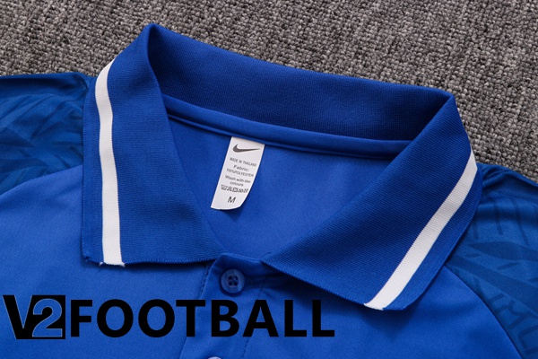 Atletico Madrid Polo Shirts + Pants Blue 2022/2023